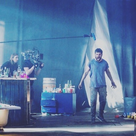 The behind the scenes of Laurence O'Fuarain from the movie Void. 